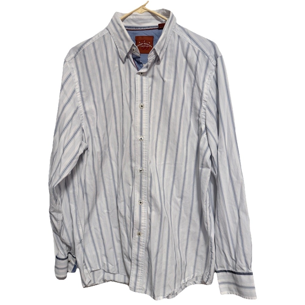 Men's Tommy Bahama Denim Long Sleeve Button Down Shirt Large